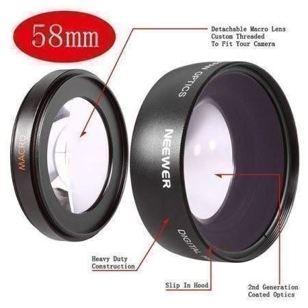Obiettivi: 58mm 0.45 x Weitwinkel-Objektiv Canon – Nuovo (secondo la descrizione) da Kirchdorf AG venduto da csnmclub 5