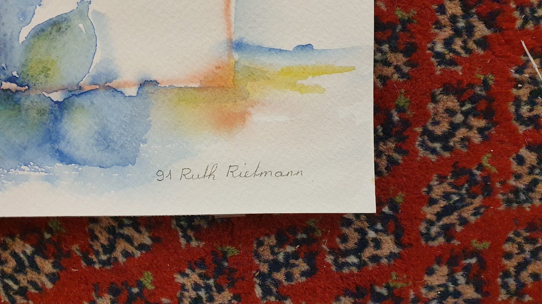 Dipinti: Stillleben Aquarell A4 Ruth Rietmann – Usato da Dietlikon venduto da Justus4 2