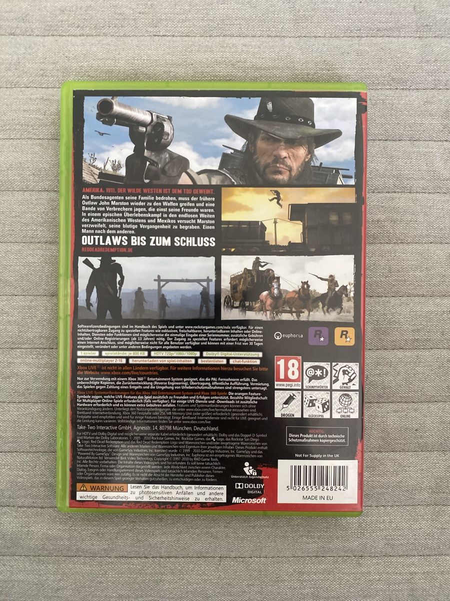 Microsoft Giochi: Red Dead Redemption für Xbox 360 – Usato da Thunstetten venduto da Virus_33 2