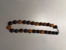 Vintage Halskette, Herbstfarben, Top Zustand!
