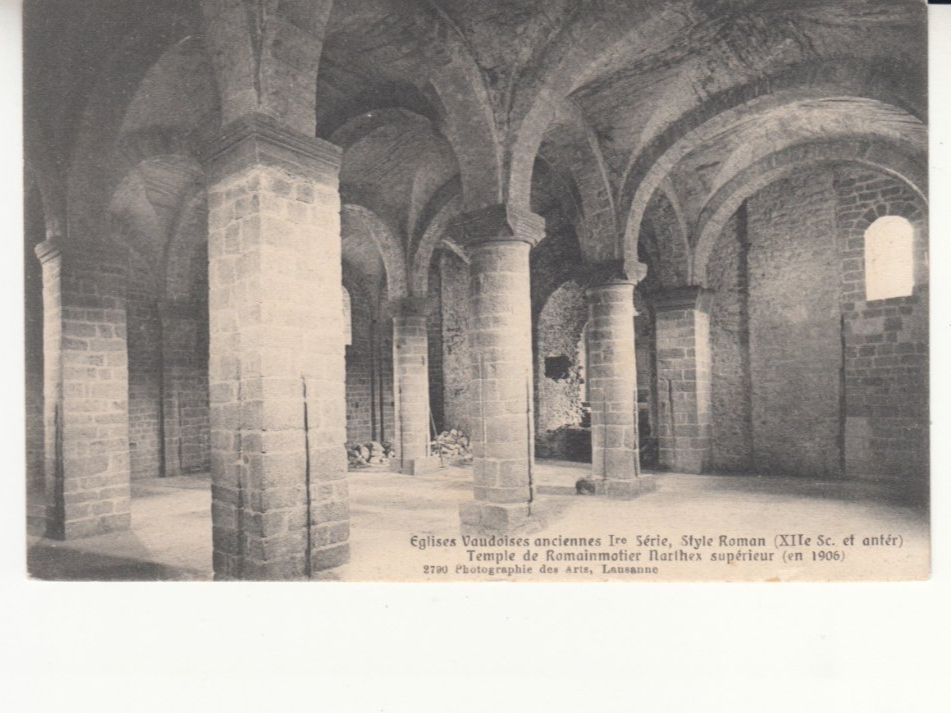 Ansichtskarten: Romainmôtier ca. 1900 – Gebraucht aus Bürglen TG von StampGraf