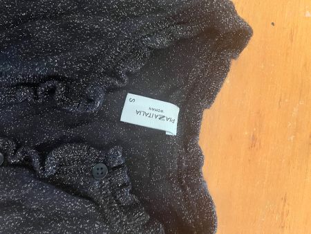 Glitzer Cardigan Piazza Italia Gr. S schwarz festlich