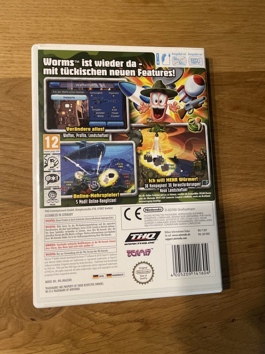 Giochi: Worms Battle Island Nintendo Wii – Usato da Hagendorn venduto da masterchieff 1