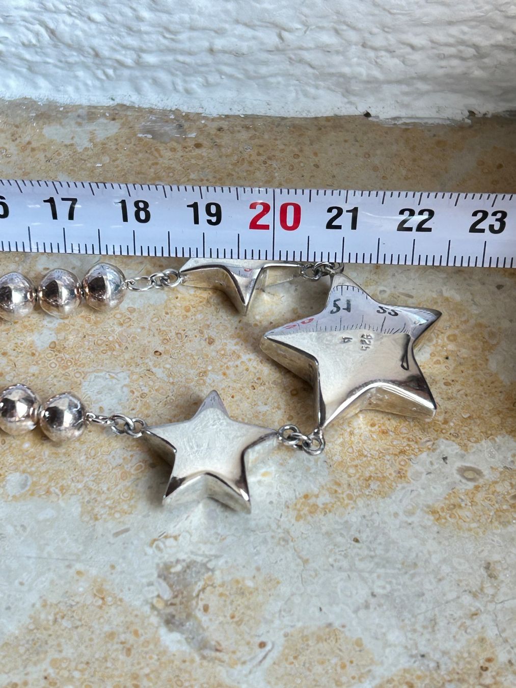 Colliers: Silberkette mit 3 Sternen/ Weihnachtskette – D'occasion à Laufen par belleskulptur 4