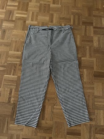 MARCCAIN Marc Cain Hose Schwarz Weiss Grösse 42