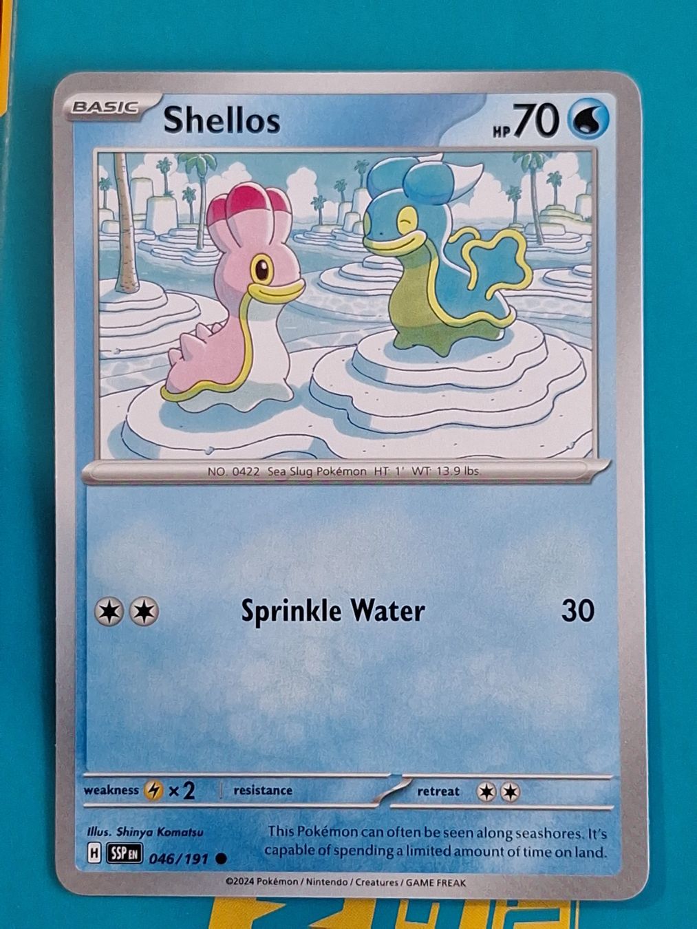 Pokémon Sammelbilder & Trading cards: Shellos - Pokemon Surging Sparks – Gebraucht aus Altstätten SG von GGsGameshop