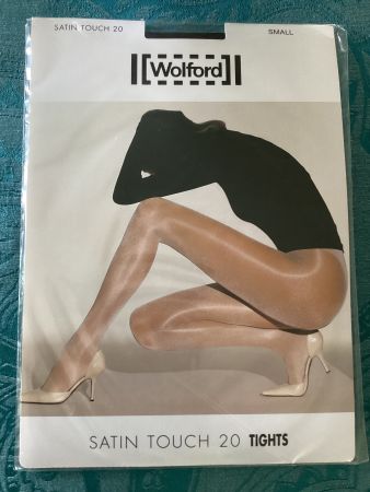 Wolford Satin Touch 20 Strumpfhosen small  nearly black