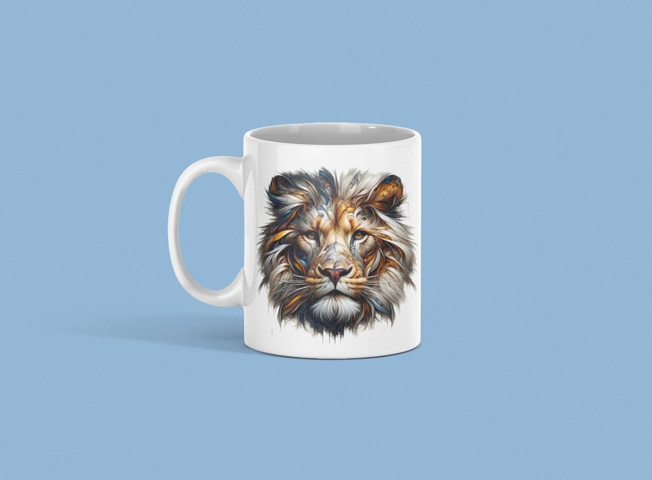 Tazze: Keramik Löwe Tasse NEU – Nuovo e nell'imballaggio originale da Balsthal venduto da tudorf