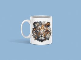 Keramik Löwe Tasse NEU