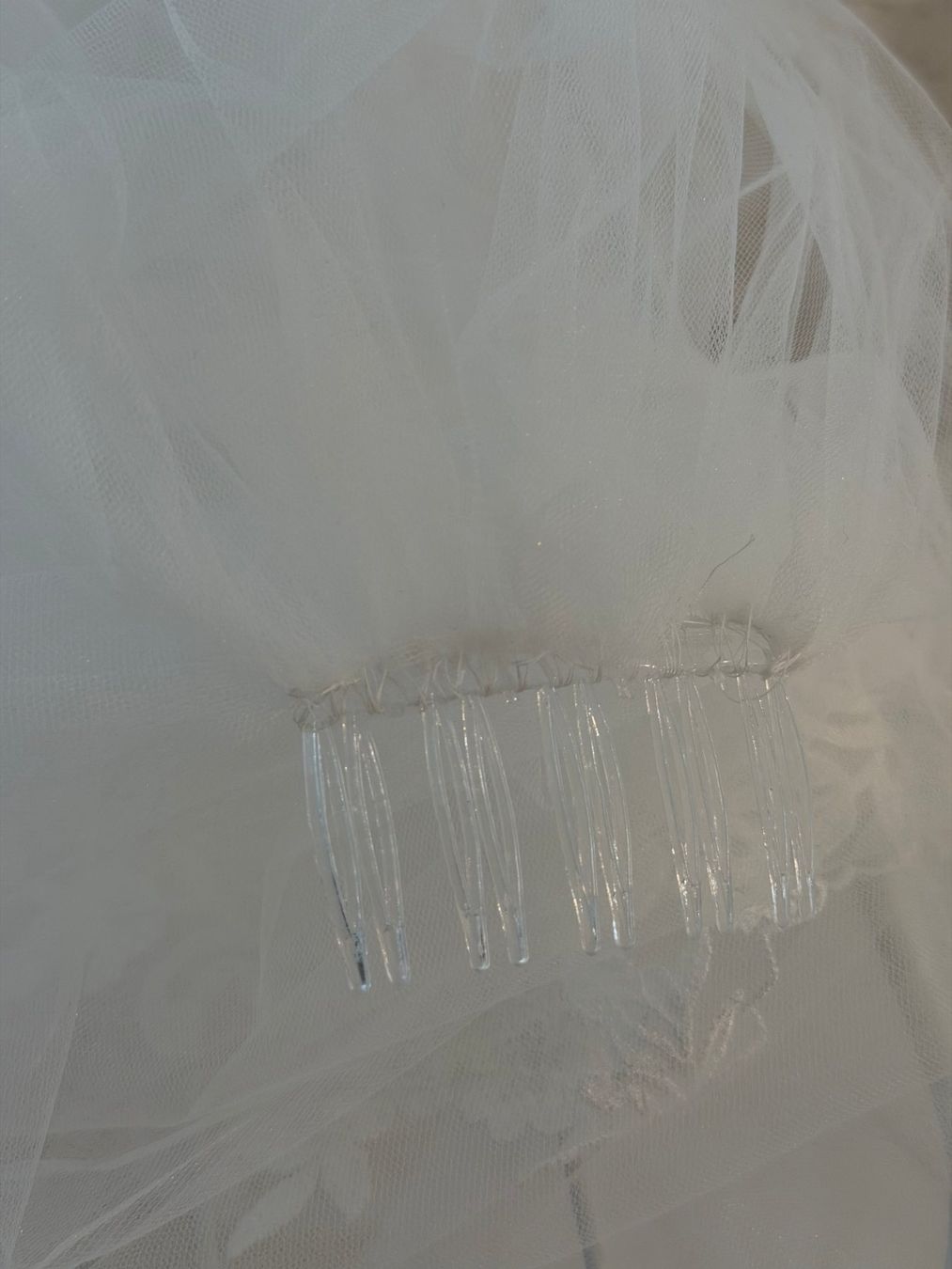 Accessori per capelli: Kathedrale-Schleier 3.5m weiss Spitze & Blusher – Usato da Aarau Rohr venduto da HappyKoala 4
