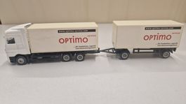 Modelllastwagen 1=87, Actros, Aufschrift OPTIMO