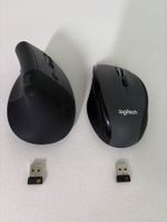 Logitech Lift vertikale Maus & Marathon M705 Maus Kombi-Set