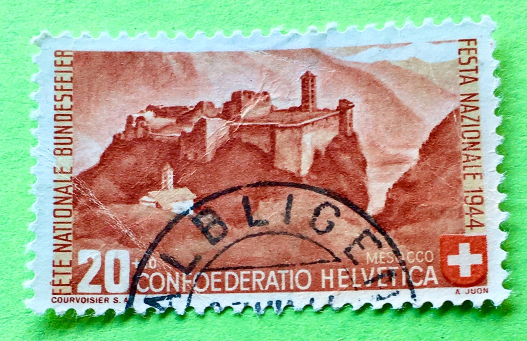 Alle Briefmarken: Nr.B 24 GESTEMPELT 1944   ﻿  – Gebraucht aus Aarau von Billa007