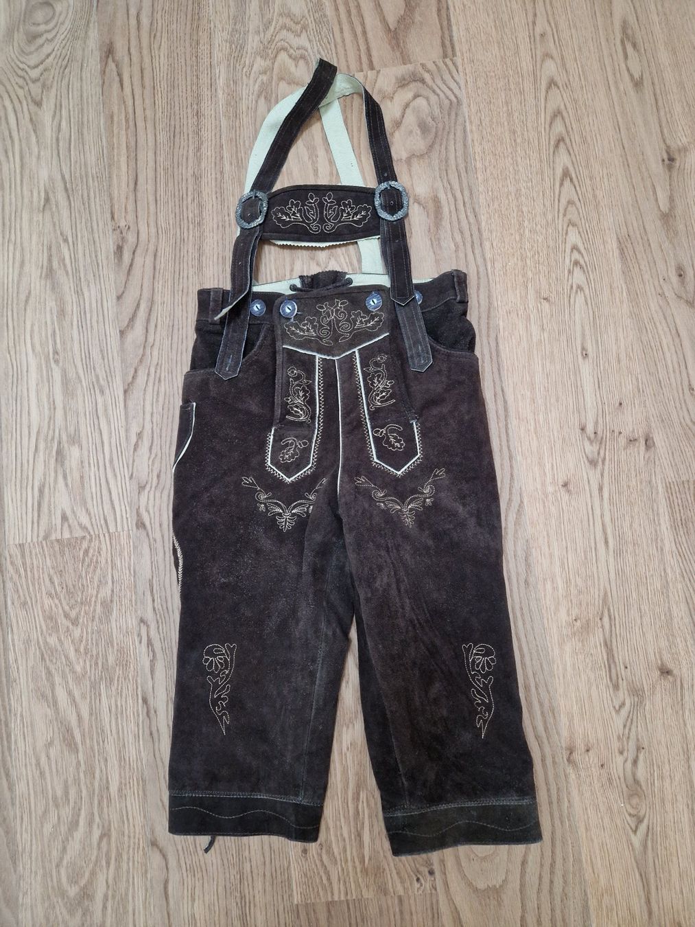 Pantaloni: Lederhosen Herren Gr. 44 Echtleder – Usato da Rothenburg venduto da buddy019