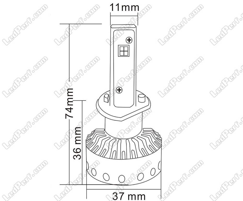Tutti pezzi di ricambio auto: Kit ampoules LED H1 ventilées  – Usato da Cernier venduto da eliasi2706 2