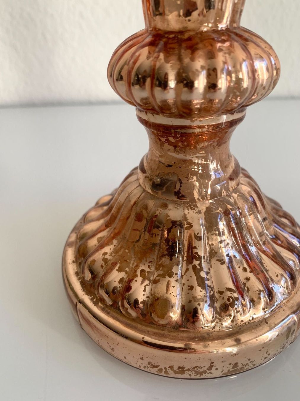 Kerzenständer: Dekorativer rosegold Kerzenständer – Gebraucht aus Bern von Fraeuleinhonig 2