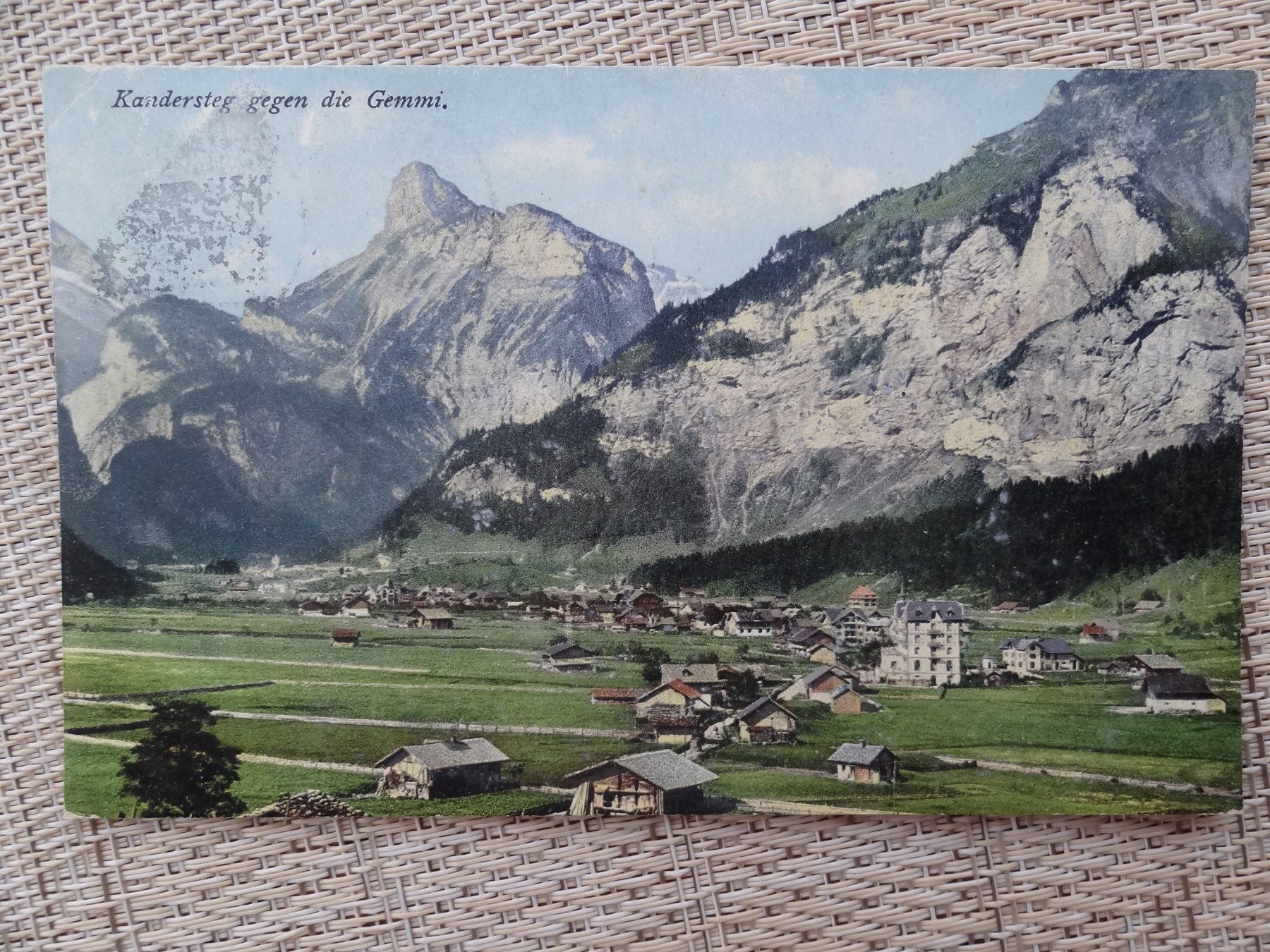 Cartes postales: Kandersteg - gegen die Gemmi - 1909 – D'occasion à St Léonard par Riglin