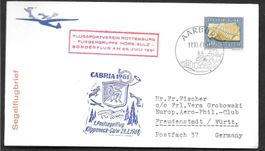 Segelflugbrief Klippeneck-Calw 1961 gest. Aarburg 18.7.1961