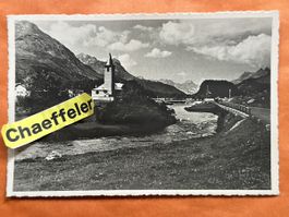 Alte Ansichtskarte 1947 Inn, bel SilS.