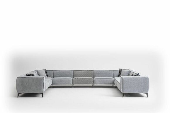 Divani: Ecksofa U Form Wohnzimmer Modern Design Big Grau Sofa Couch – Nuovo e nell'imballaggio originale da Zug venduto da jvmoebel-schweiz 9