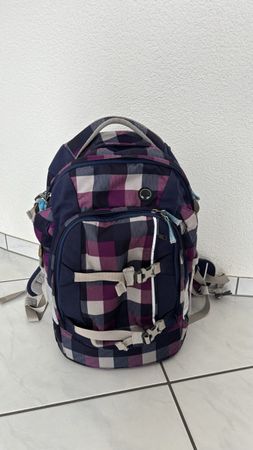 Satch Schulrucksack, violett