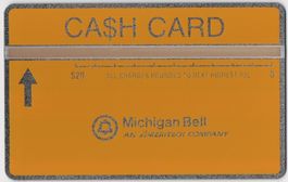 $ 20 Michigan Bell - rare ungebrauchte USA Telefonkarte