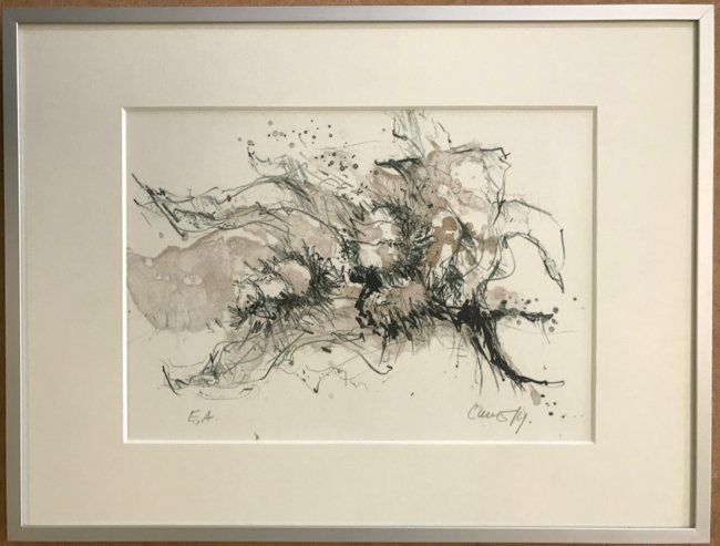 Grafiken & Lithographien: Lithografie von Cuno Müller / EA         (ID H121) – Gebraucht aus Gelterfingen von art-and-more