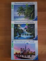 3 Puzzle von Ravensburger, je 1500 Teile