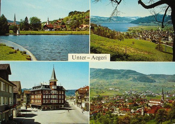 Cartes postales: UNTER-ÄGERI Auto - VW-Käfer – D'occasion à Jona par philajona 1
