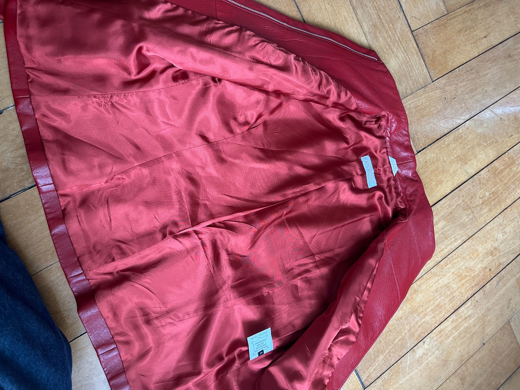 Giacche: Rote Vintage Echtlederjacke – Nuovo (secondo la descrizione) da Luzern venduto da w.welihodska 4