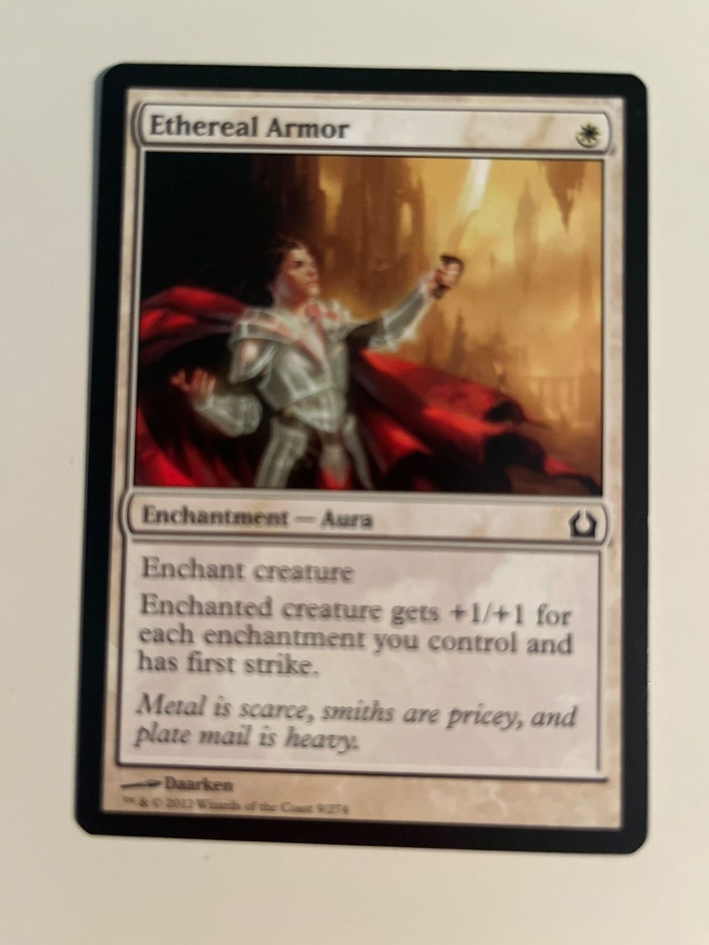 Magic The Gathering Carte collezionabili: 1 x Ethereal Armor - Magic: The Gathering - MtG – Usato da Kriens venduto da Shadi1980