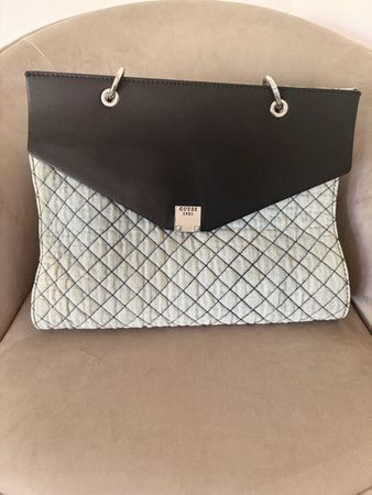 Original Tasche Guess gesteppt hellblau Damen Leder (53)