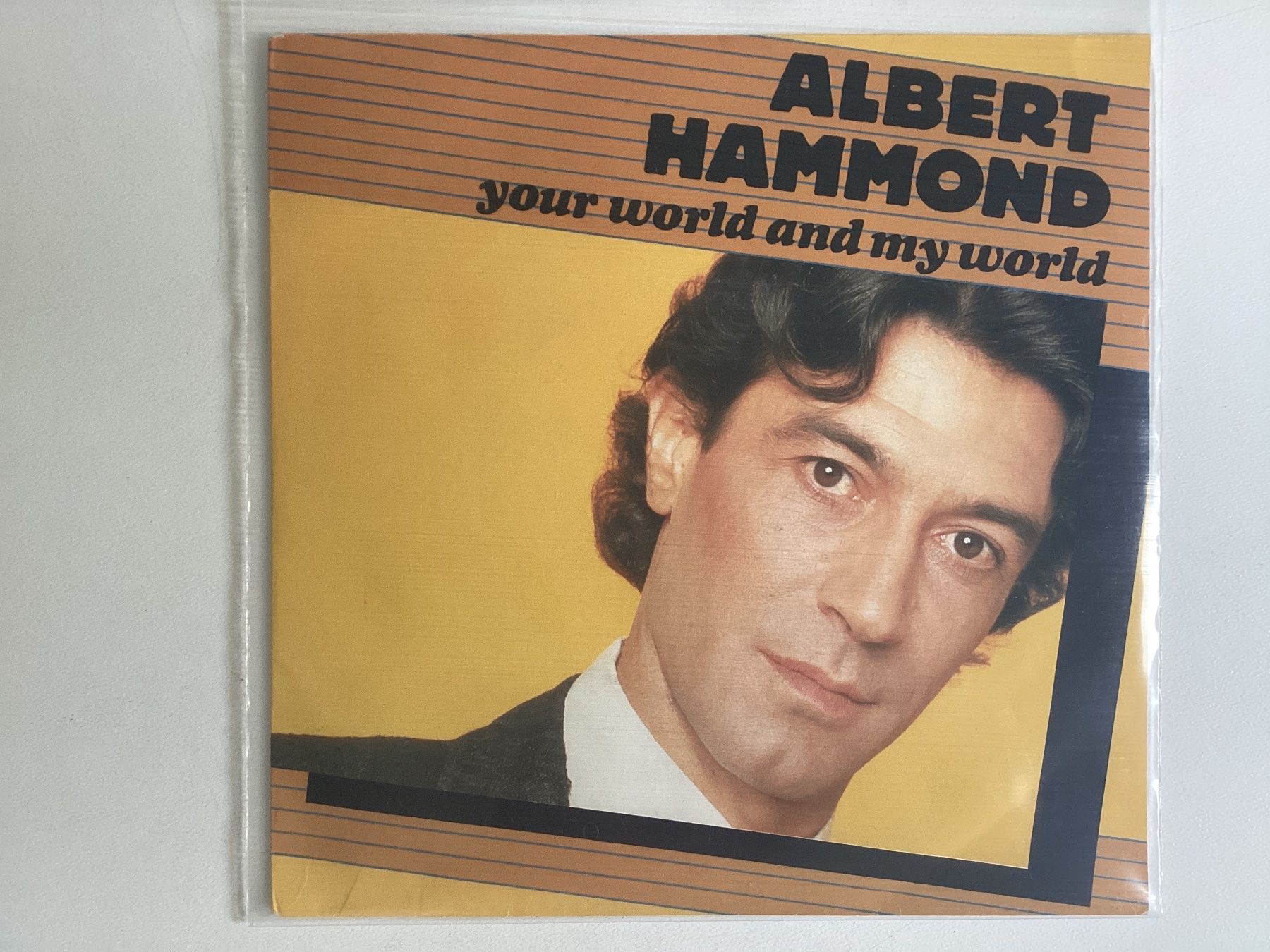 Schallplatten: Albert Hammond Single - Your World And My World – Gebraucht aus Gutenswil von Hamzian