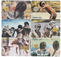 6 Telefonkarten  Mexiko Serie 28 Juegos de Niños