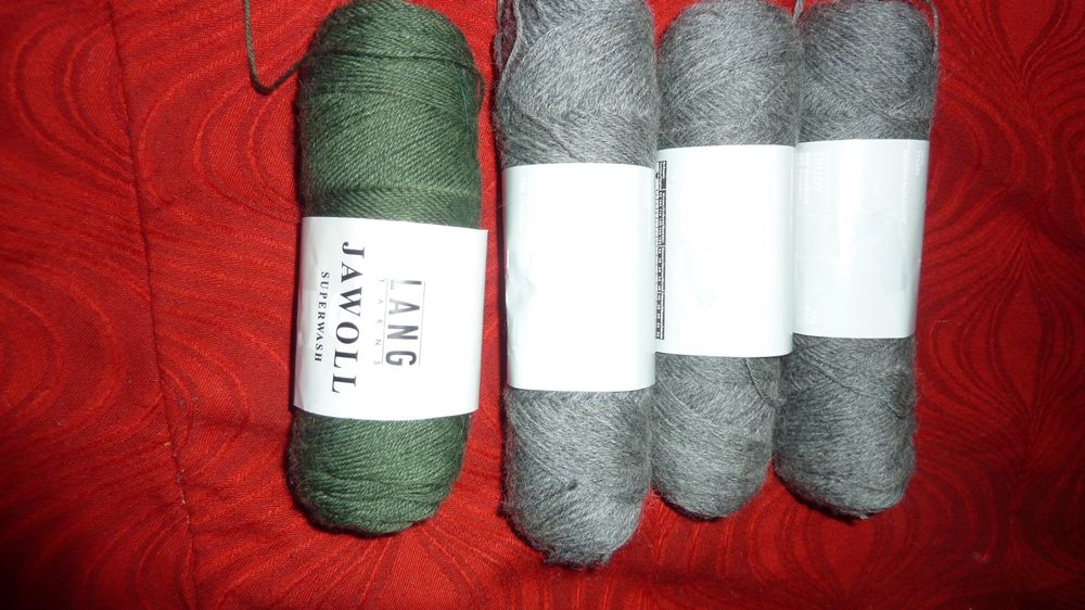 4 Pelotes De Laine BEAUGENCY ORAGE - Gris, Aiguilles 5, Idéales Pour Vos Créations Tricot
