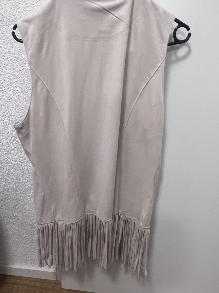 Gilet & Giacche senza maniche: Fransenweste in beige, Grösse M – Nuovo (secondo la descrizione) da Root venduto da Fashionhomeandmore 3