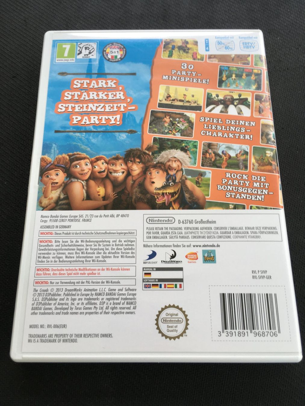 Nintendo Giochi: The Croods - Nintendo Wii – Usato da St.Gallen venduto da Punktchen01 1