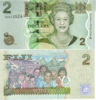 Elizabeth Fiji 2 Dollar 2011 unz