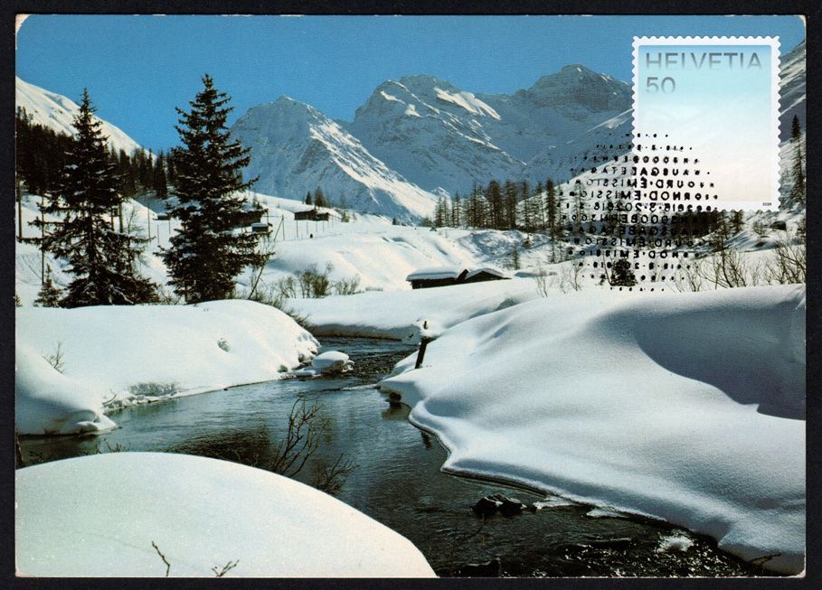 Tutti i francobolli: MK Farben der CH - Schneeweiss, Davos Sertigtal – Nuovo (secondo la descrizione) da Dottikon venduto da haeusibuh5