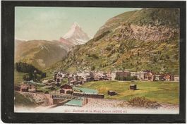 AK-PPC Zermatt et le Mont Cervin ungelaufen [AKCH55]