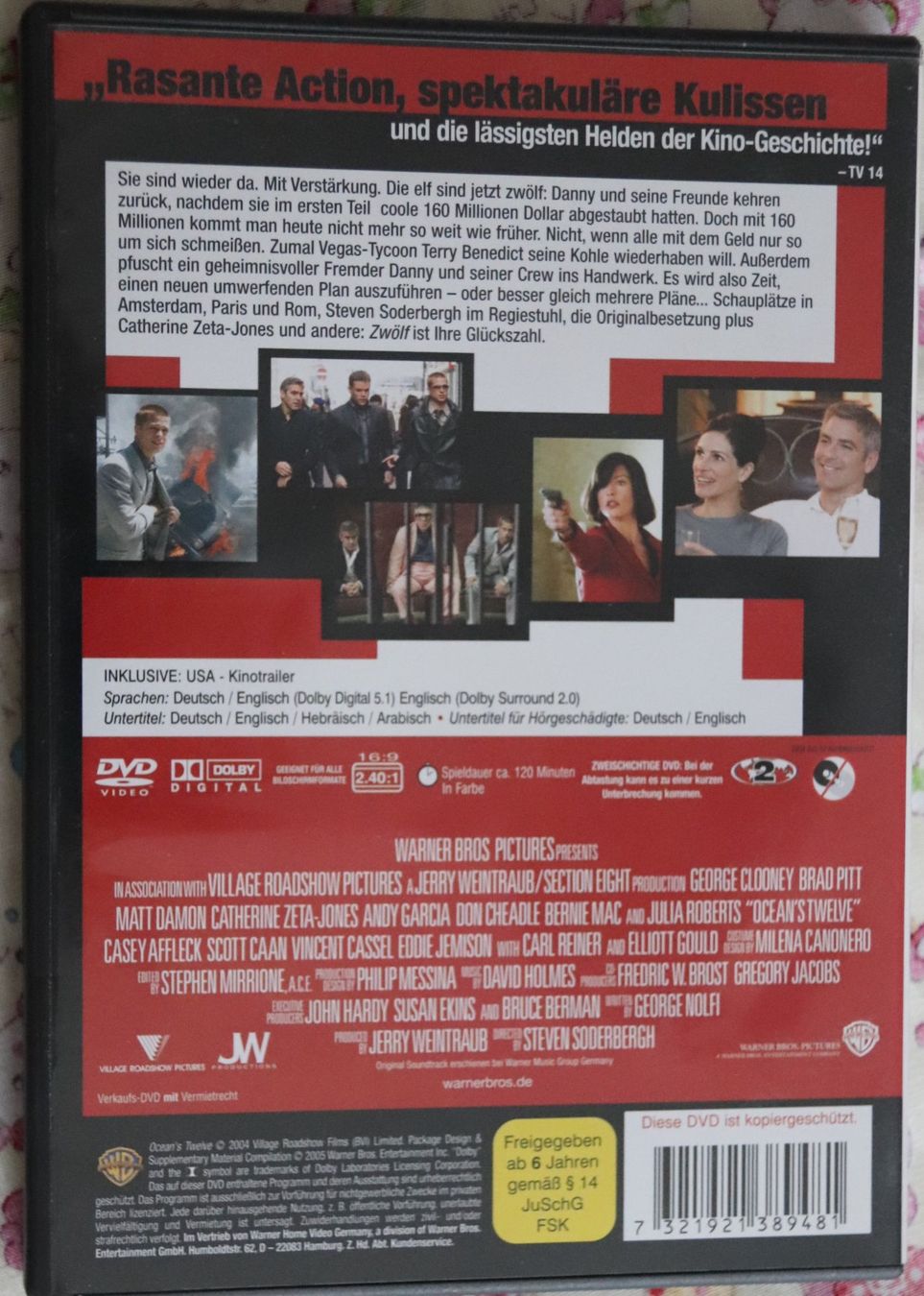 Tutti i DVDs: Ocean's Twelve -  Regie Steven Soderbergh – Usato da Glattfelden venduto da Sirax 1