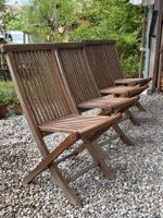 4 sehr schöne, bequeme Holzstühle ☀️🪑🌺