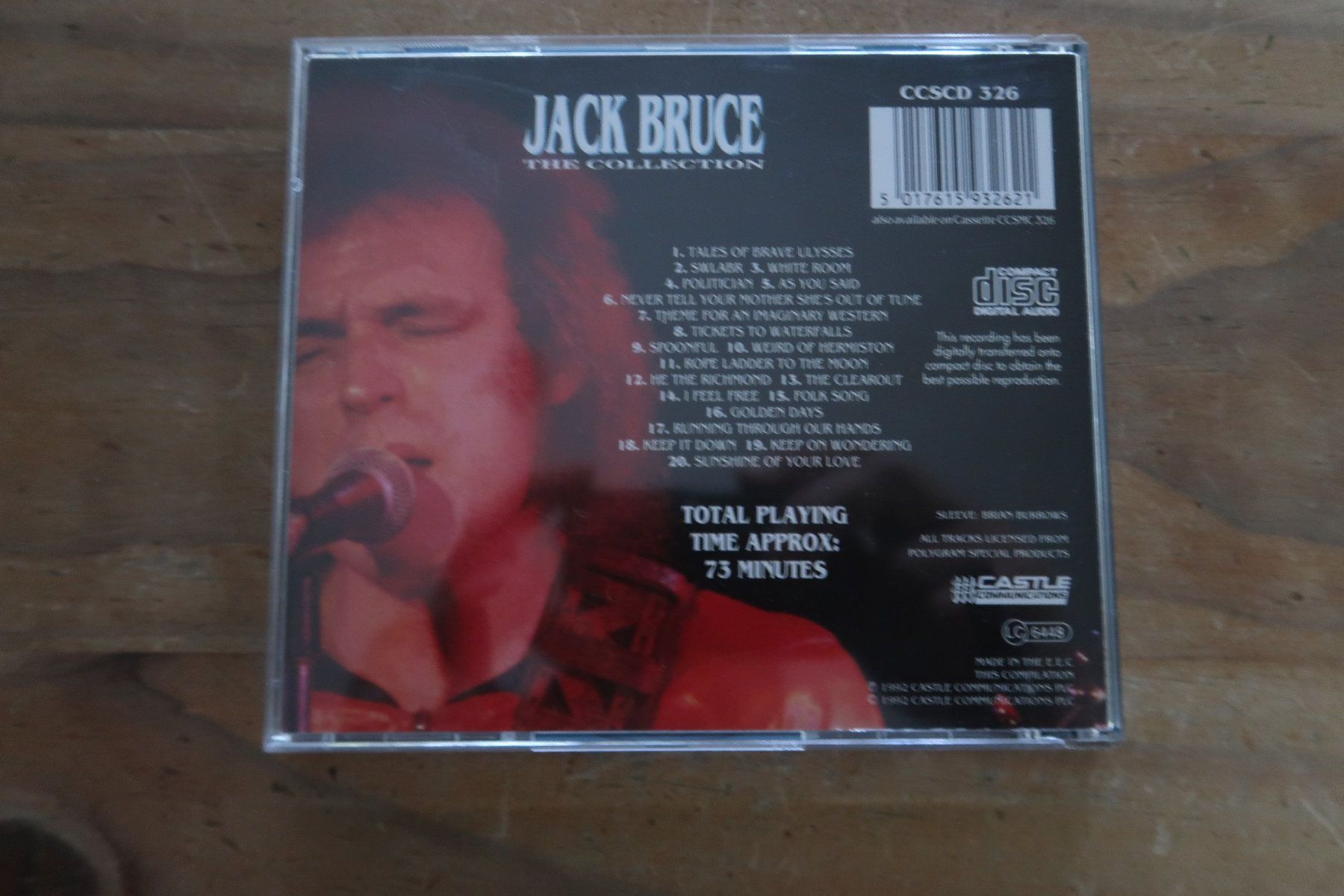 CDs: JACK BRUCE - THE COLLECTION - EX- THE CREAM - CD – Gebraucht aus Basel von Patiscat 1