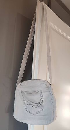 Sac bandoulière en jeans