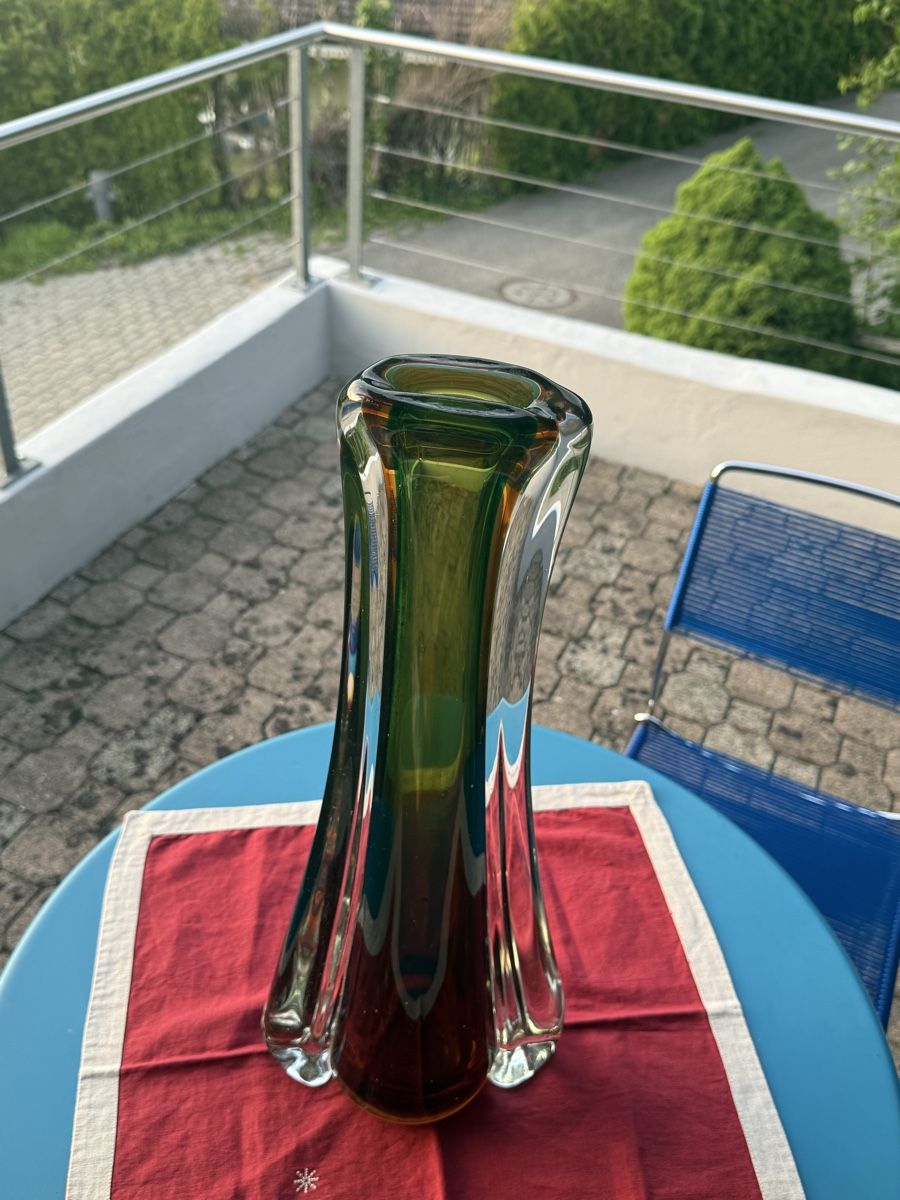 Vasi & Recipienti: Vintage Vase aus Glas,  – Usato da Aarburg venduto da Schatzaffe 2