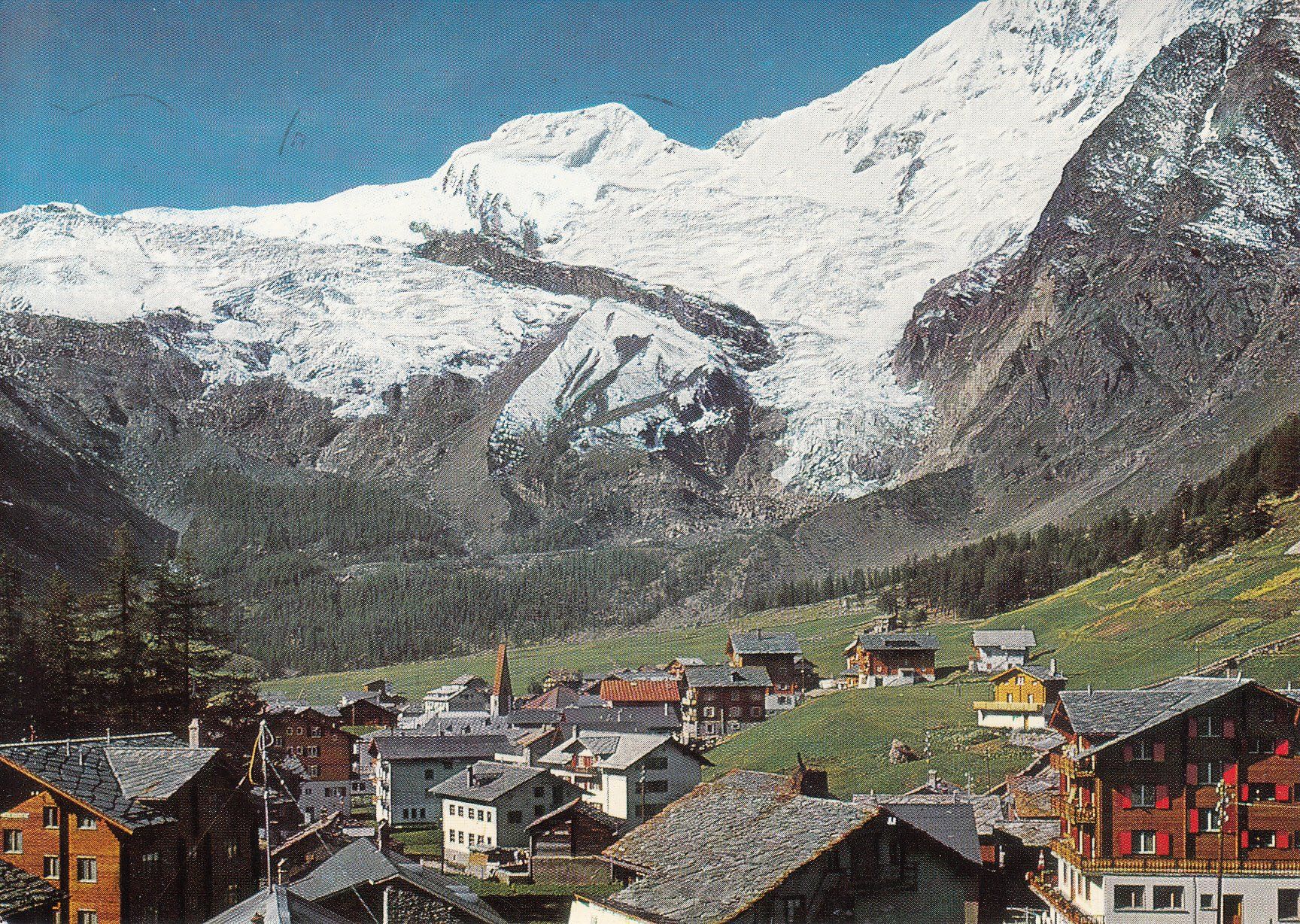 Ansichtskarten: Saas-Fee 1971 – Gebraucht aus Bürglen TG von StampGraf