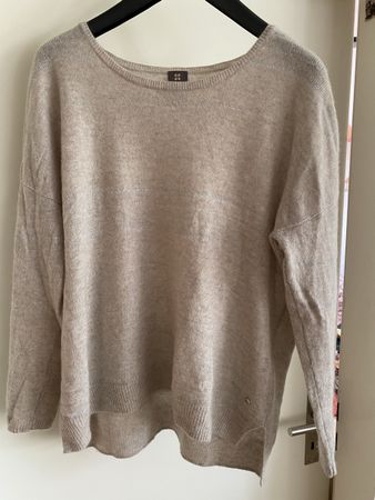 Damen Pullover Manor Kaschmir beige Grösse L