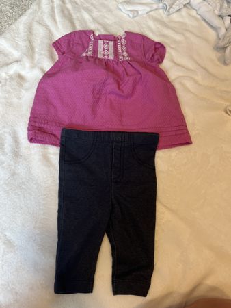 Baby-Outfit, Oberteil und Leggings, Größe 55