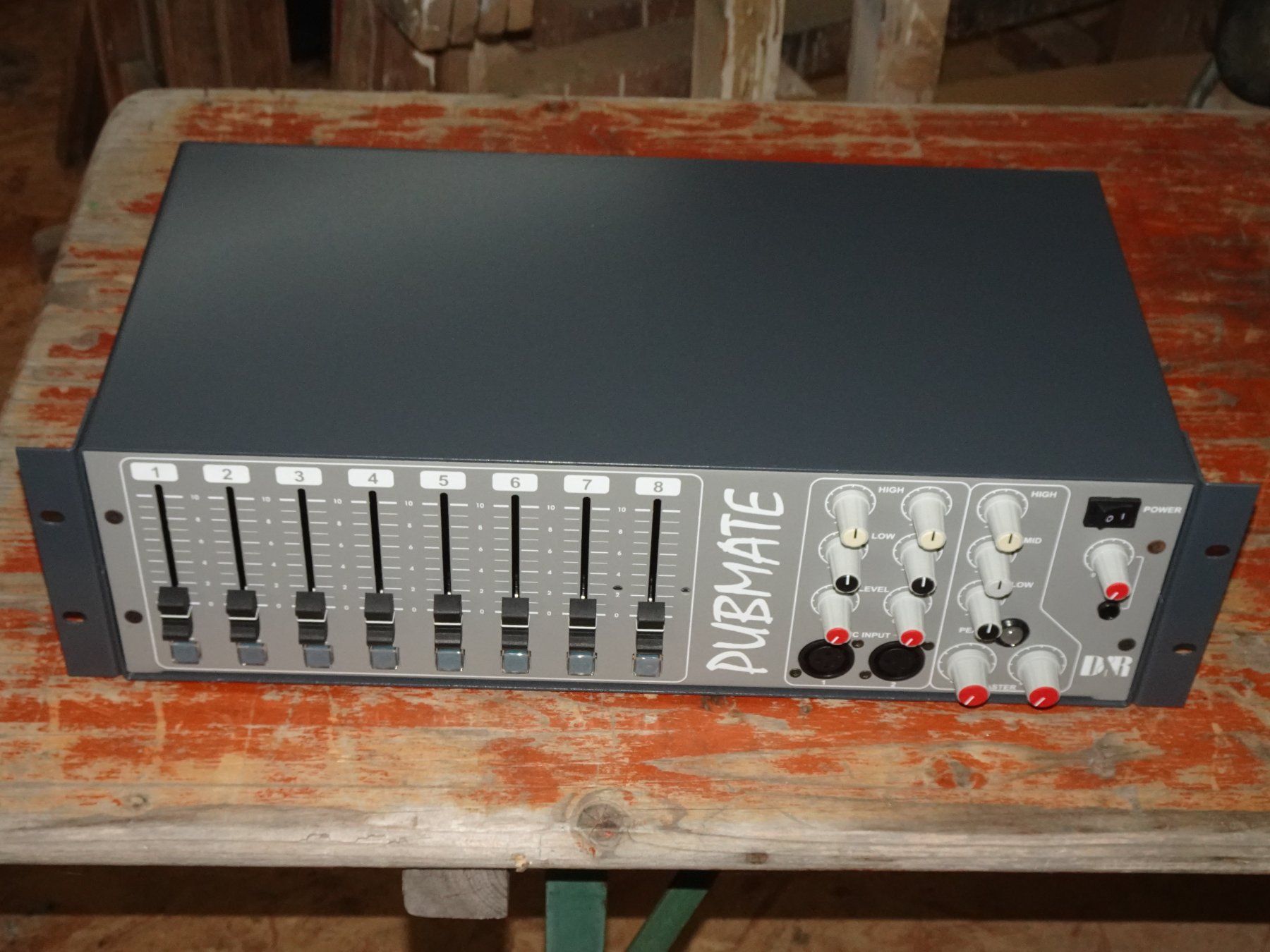 Mischpulte: PUBMATE 2-Zonen-Mixer D&R / 3HE - 19" - Mixer – Gebraucht aus Hütten von Technics01LT 1