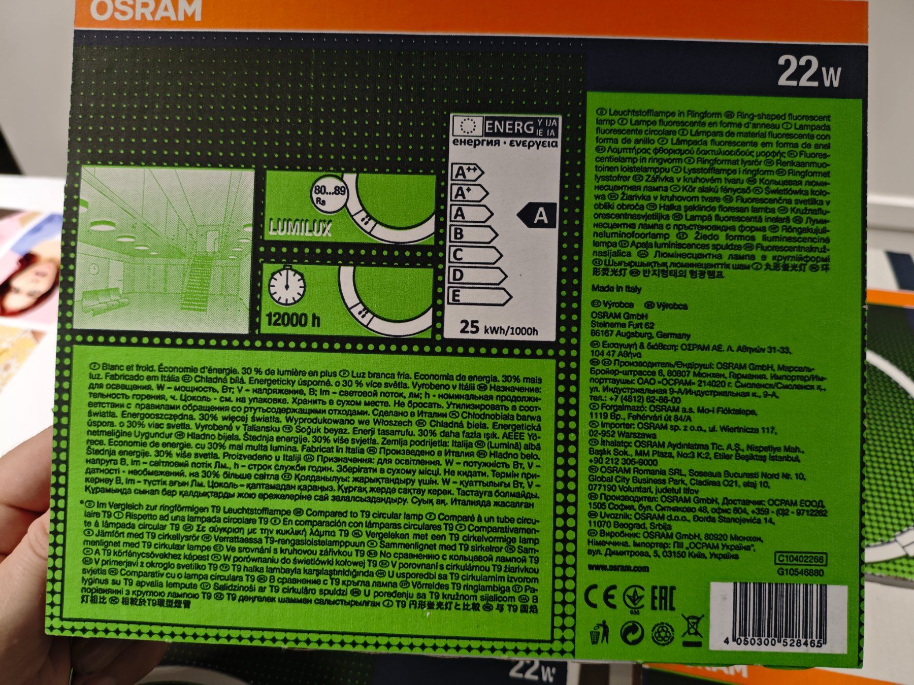 Osram Lampen: 4x Osram Leuchtstoffröhre 22watt Cool White – Gebraucht aus Dübendorf von tho_v2cs 1